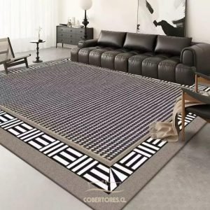 Alfombra estilo vintage 150 x 200 cm antideslizante