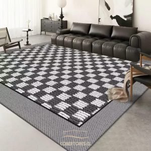 Alfombra estilo vintage 150 x 200 cm antideslizante