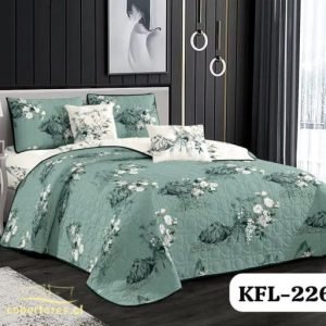 cubrecama quilt verano plaza y media verde