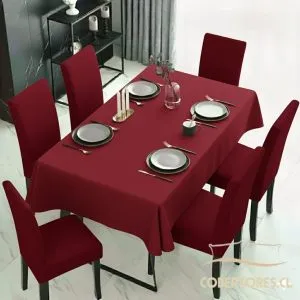 Fundas Cubre Silla Comedor Elasticada Gris - Cobertores.cl