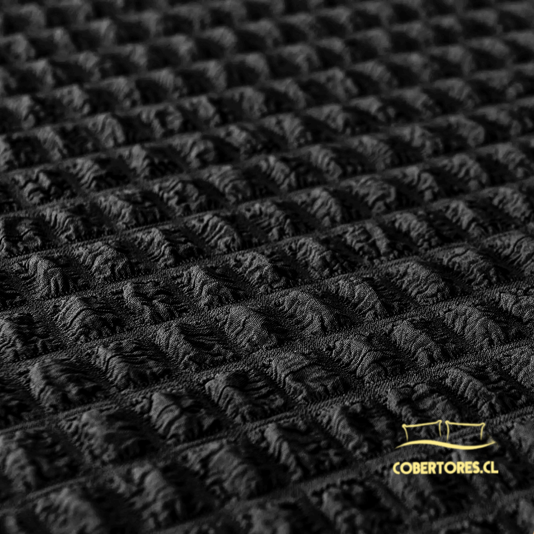 Funda Cubre Sillón Living Elasticada Negro Funda Cubre Sillón Living Elasticada Negro - Cobertores.cl