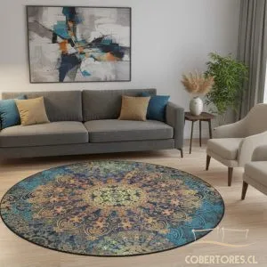 Fundas Cubre Silla Comedor Elasticada Azul - Cobertores.cl