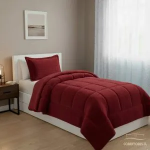 Fundas Cubre Silla Comedor Elasticada Burdeo - Cobertores.cl