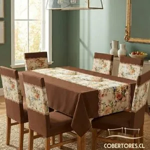 Fundas Cubre Silla Comedor Elasticada Café Fundas Cubre Silla Comedor Elasticada Café - Cobertores.cl