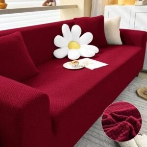 Funda Cubre Sillón Living Elasticada Rojo Funda Cubre Sillón Living Elasticada Rojo - Cobertores.cl