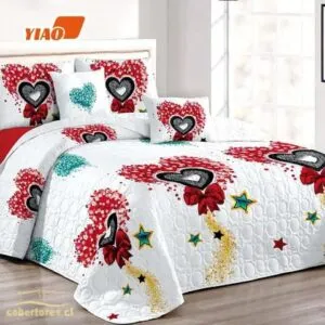 Cobertor Quilt Plumón Elasticada - Cobertores.cl