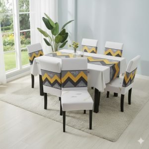 Mantel de Mesa Comedor Elasticada Gris - Cobertores.cl