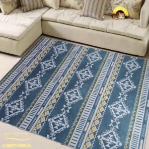 Alfombra estilo geometrico 150 x 200 cm antideslizante