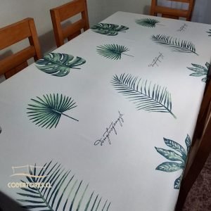 Mantel antimanchas impermeable hojas 140 x 220 cm