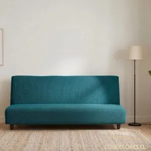 Fundas Cubre Silla Comedor Elasticada Turquesa - Cobertores.cl