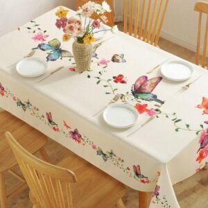 Mantel de Mesa Comedor Elasticada Azul - Cobertores.cl