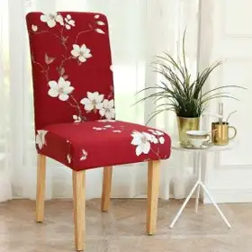 Fundas Cubre Silla Comedor Elasticada Blanco - Foto 1 Cobertores.cl