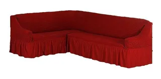 Funda Cubre Sillón Living Elasticada Burdeo - Foto 1 Cobertores.cl