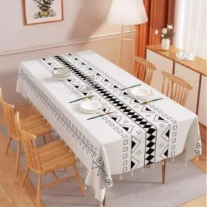 Mantel de Mesa Comedor Elasticada Blanco Mantel de Mesa Comedor Elasticada Blanco - Cobertores.cl