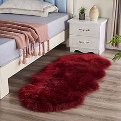 PASILLERA PIEL DE OVEJA BURDEO 200 X 60