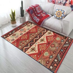 Alfombra estilo moderna 150 x 200 cm antideslizante