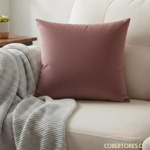 Funda de cojín terciopelo rosa viejo 30 x 50