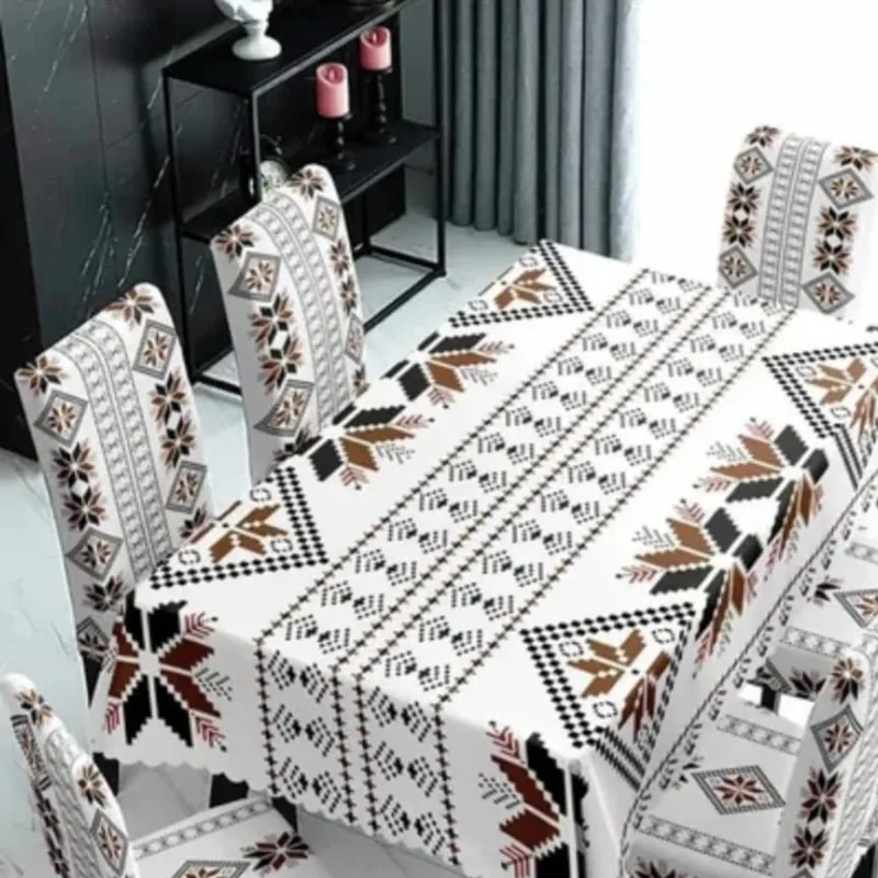 Mantel de Mesa Comedor Elasticada Blanco Mantel de Mesa Comedor Elasticada Blanco - Cobertores.cl