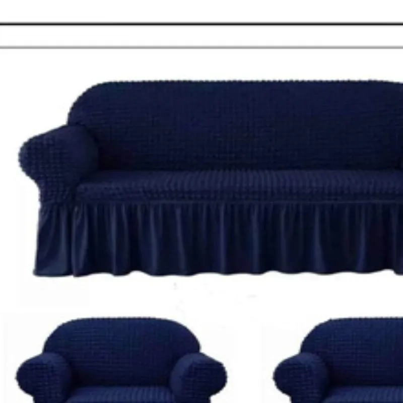 Funda Cubre Sillón Living Elasticada Azul Funda Cubre Sillón Living Elasticada Azul - Cobertores.cl