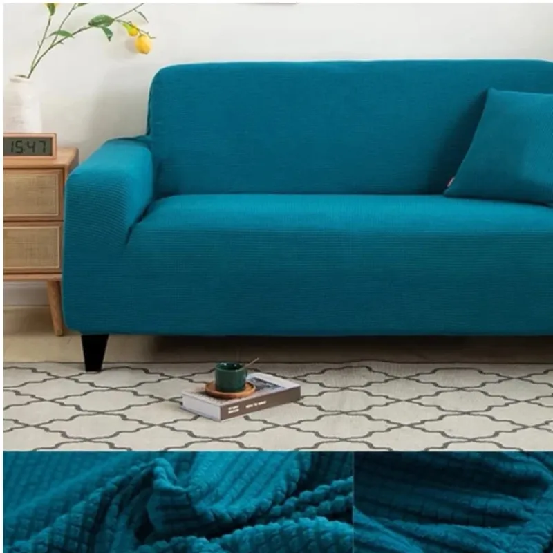 Funda Cubre Sillón Living Elasticada Azul Funda Cubre Sillón Living Elasticada Azul - Cobertores.cl