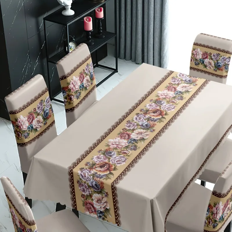 Fundas Cubre Silla Comedor Elasticada Beige Fundas Cubre Silla Comedor Elasticada Beige - Cobertores.cl